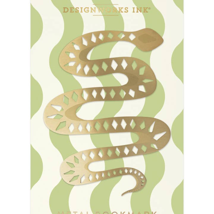 Designworks Ink Metal Bookmark - Mister Slithers for wholesale by Designworks Collective