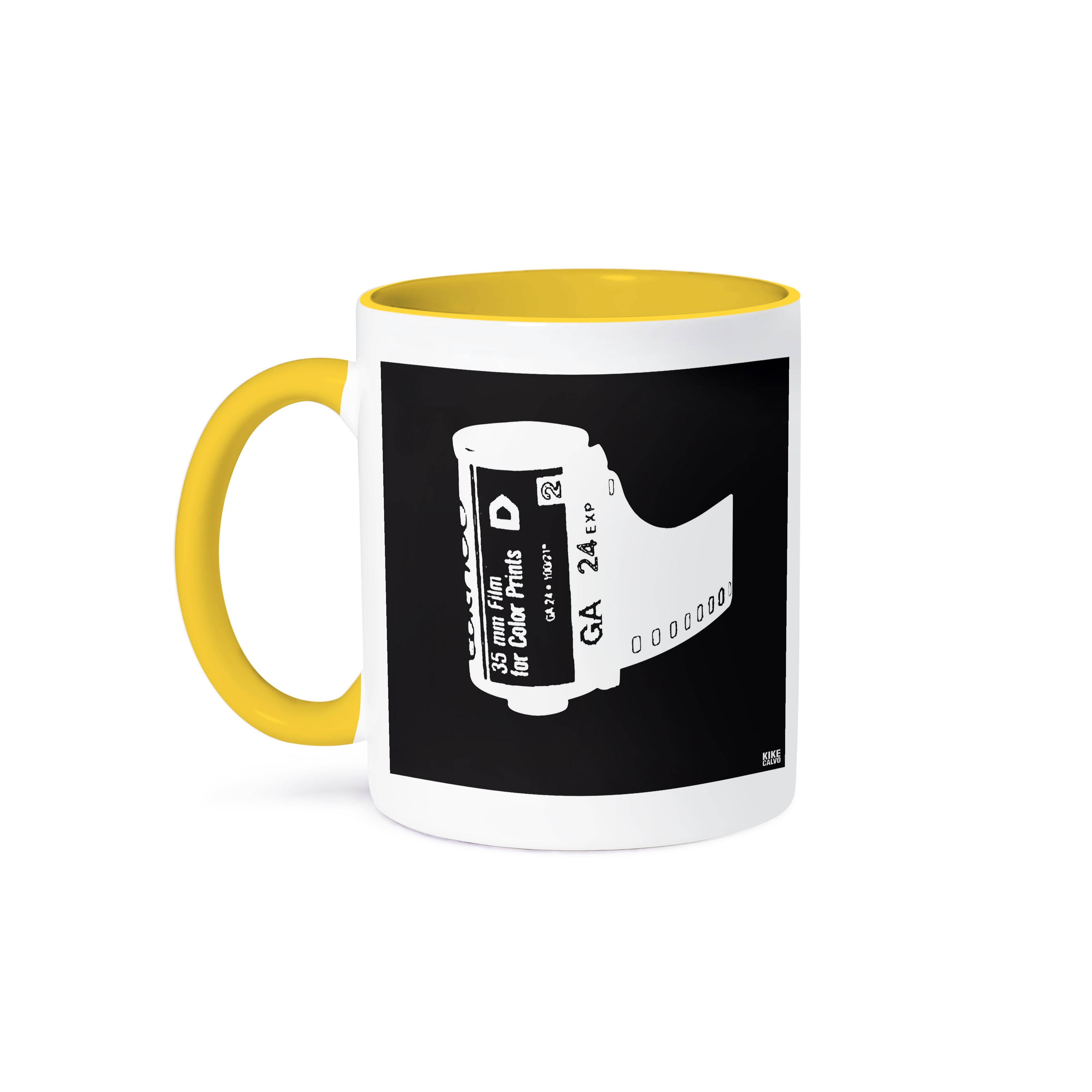 3dRose - Wholesale Coffee Mug - 3dRose, Roll of 35 mm film for color prints on black background, Mug0