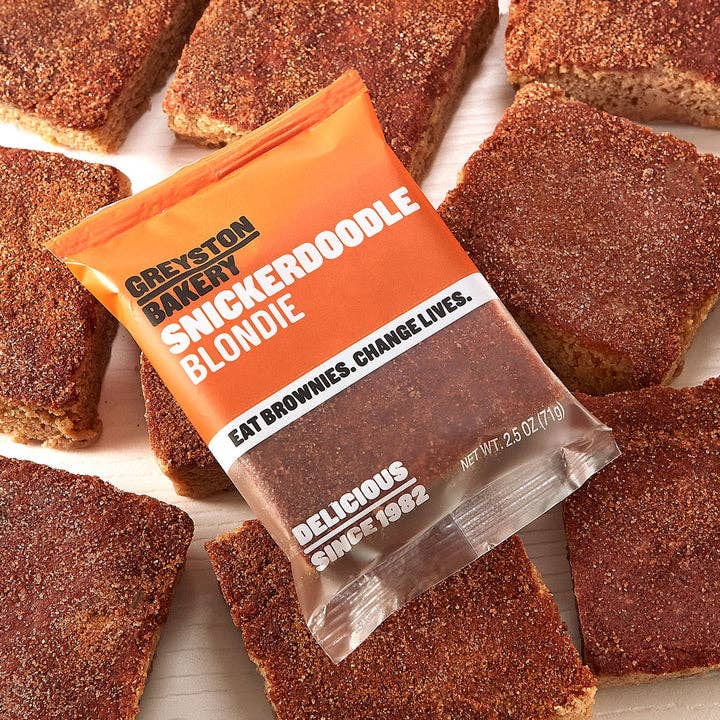 Greyston Bakery, Inc. - Wholesale Brownie - Snickerdoodle Blondie, 24