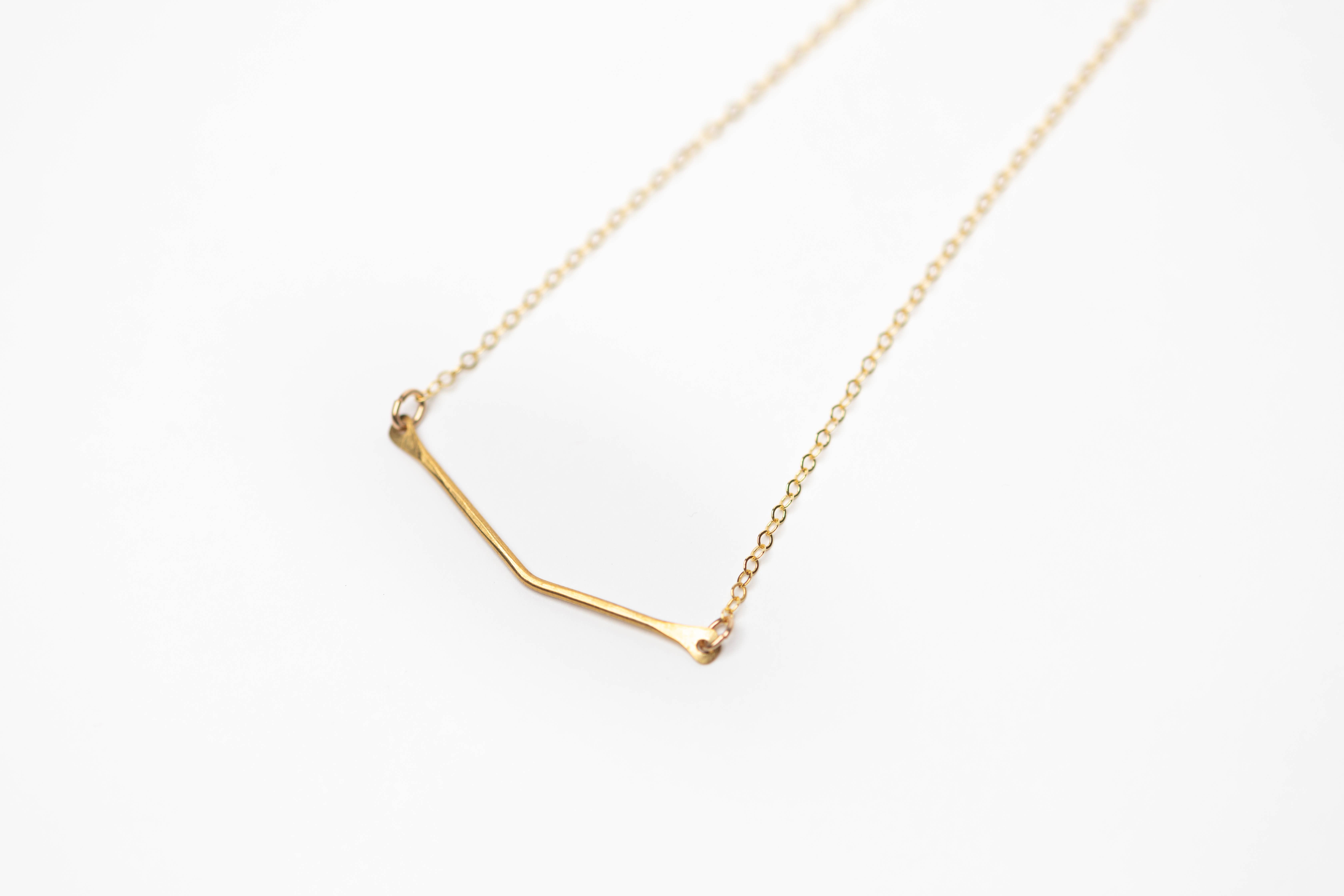 Forai - Wholesale Pendant/Charm Necklace - Esther Necklace in 14k Gold Filled/Brass