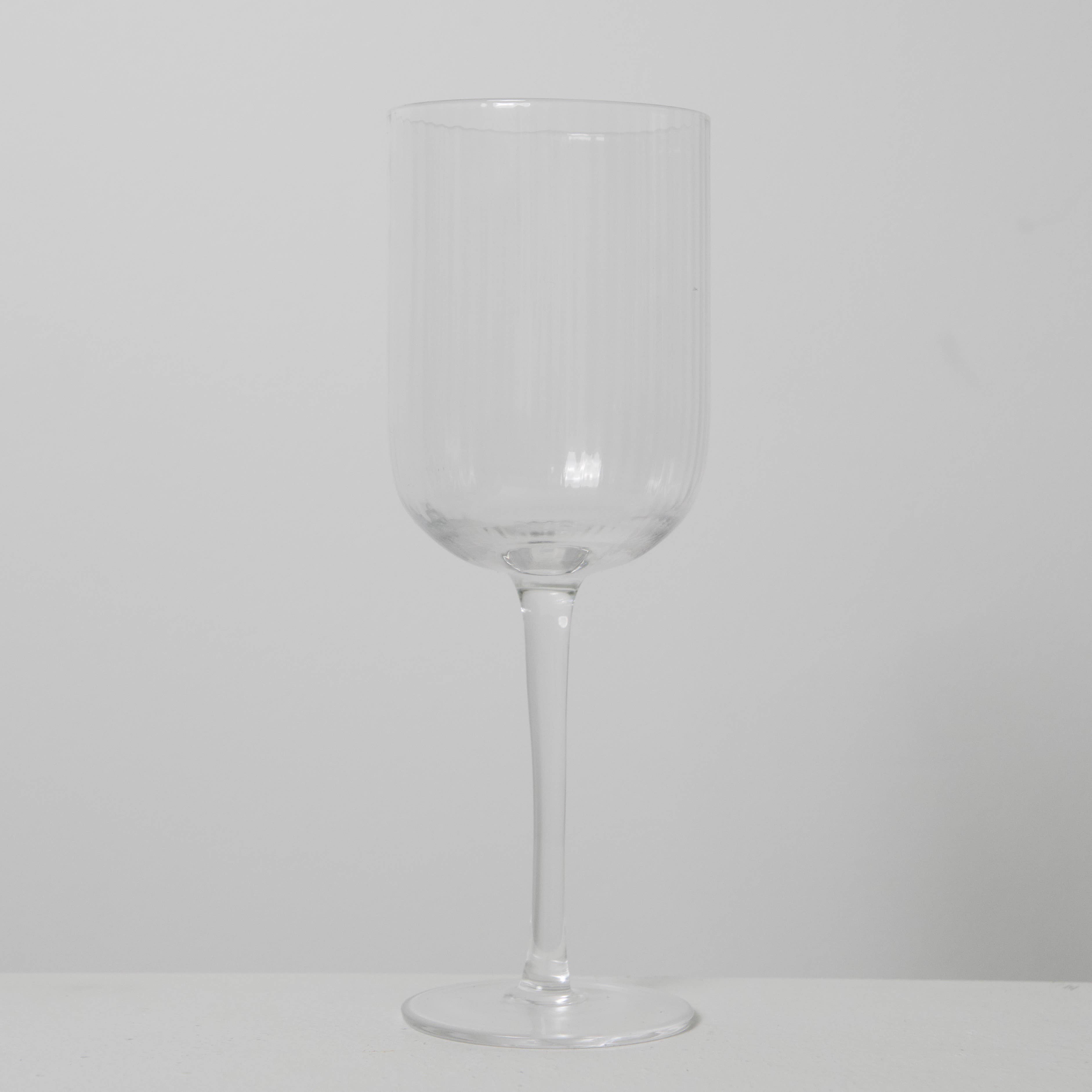 Sage & Cooper - Wholesale Wine Glass - Ivy Ribbed Wine Glass (s4)1