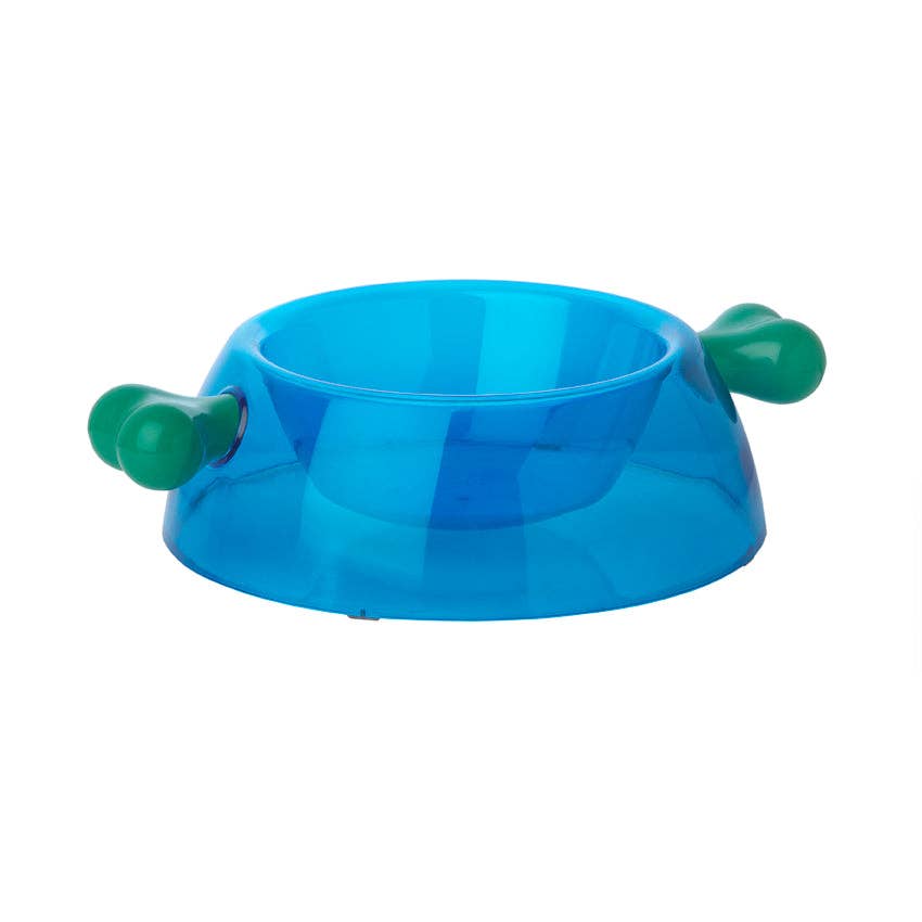 ocean green Atrium Pop Art Woof Dog Bowl for wholesale on Faire2