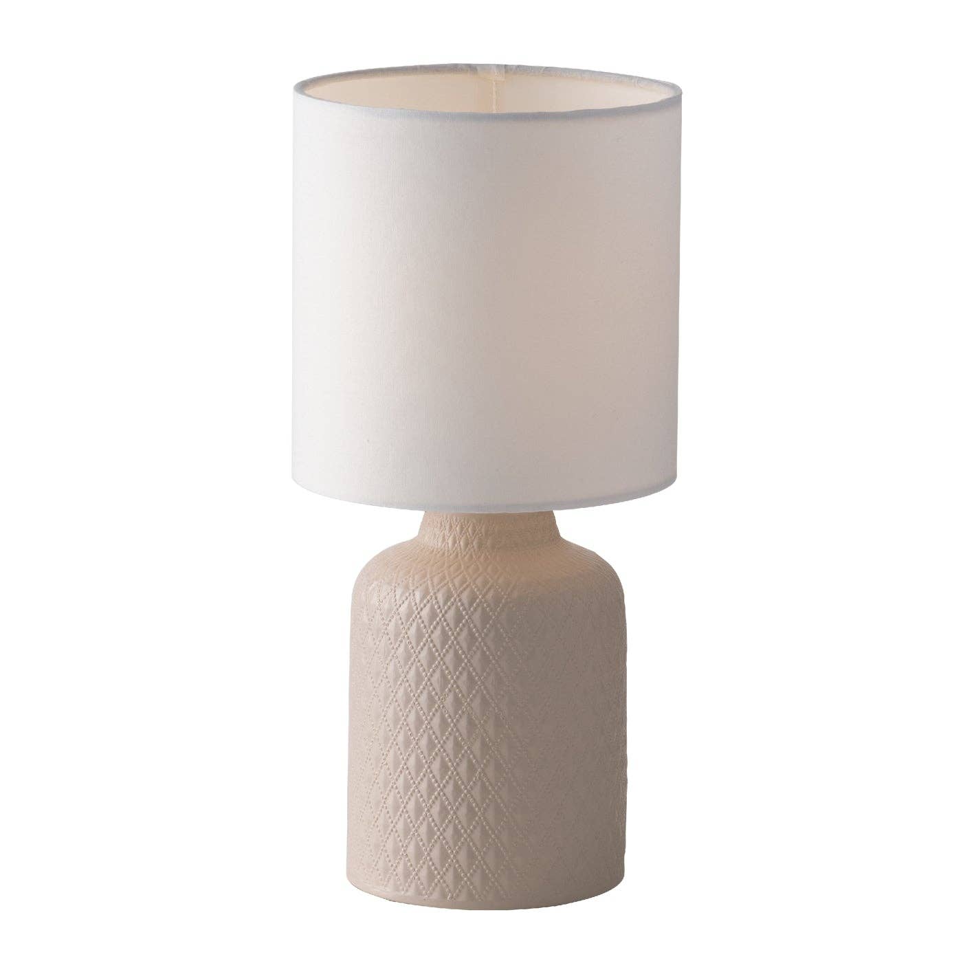 Gruppo F.T - Wholesale Accent/Desk Lamp - Ravello table lamp in decorated ceramic and fabric lampshade (1XE14)2