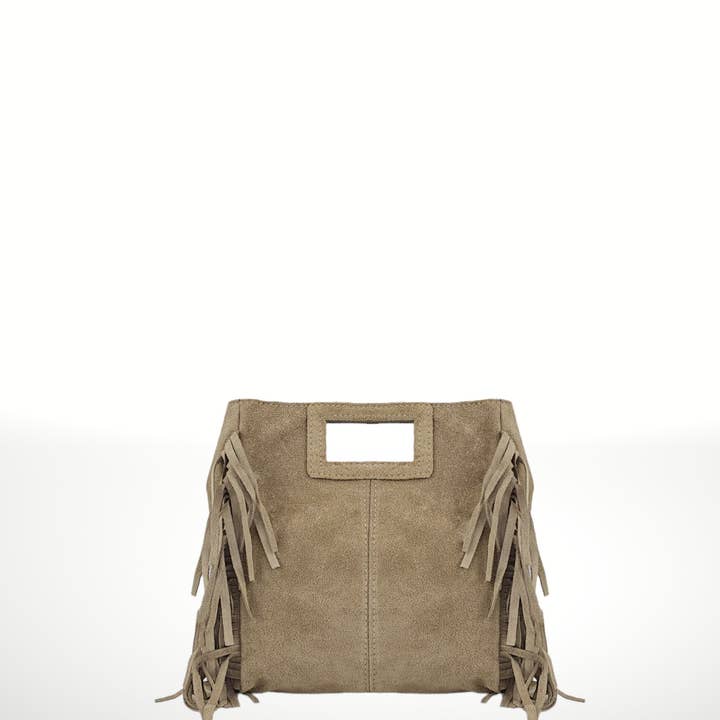 ITALIAN'S LEATHER - Wholesale Shoulder Bag - Women's - Suede Leather Handbag Venas 24371022