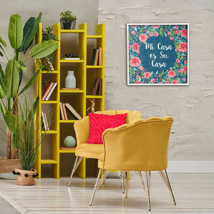 Stupell Industries - Wholesale Wall Decor - Kids & Baby - Su Casa Flores Rosas Framed Giclee Art35