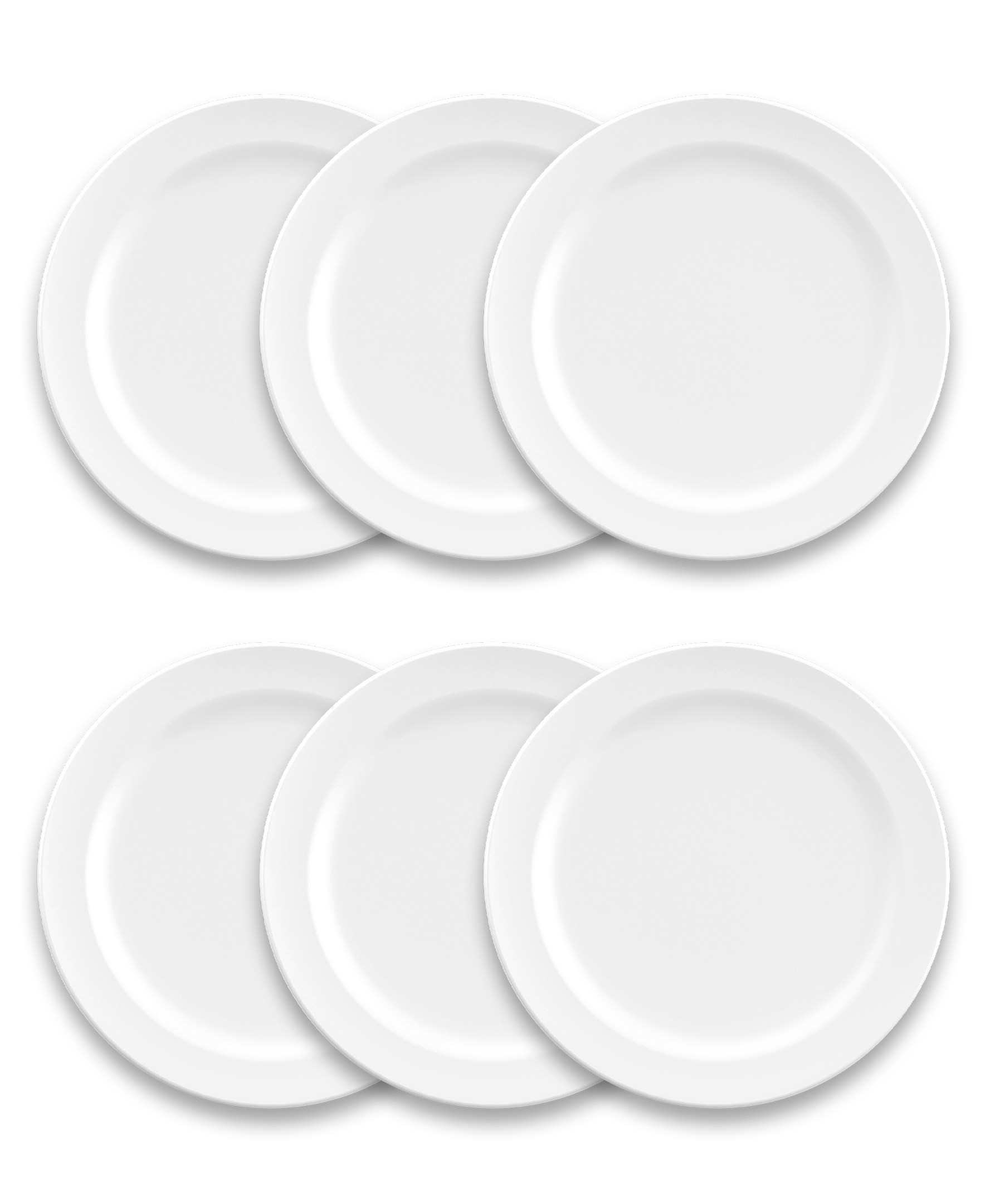Abode Homewares by TarHong - Wholesale Dinner Plate - Edge Matte White Shatterproof Melamine Dinnerware Collection0