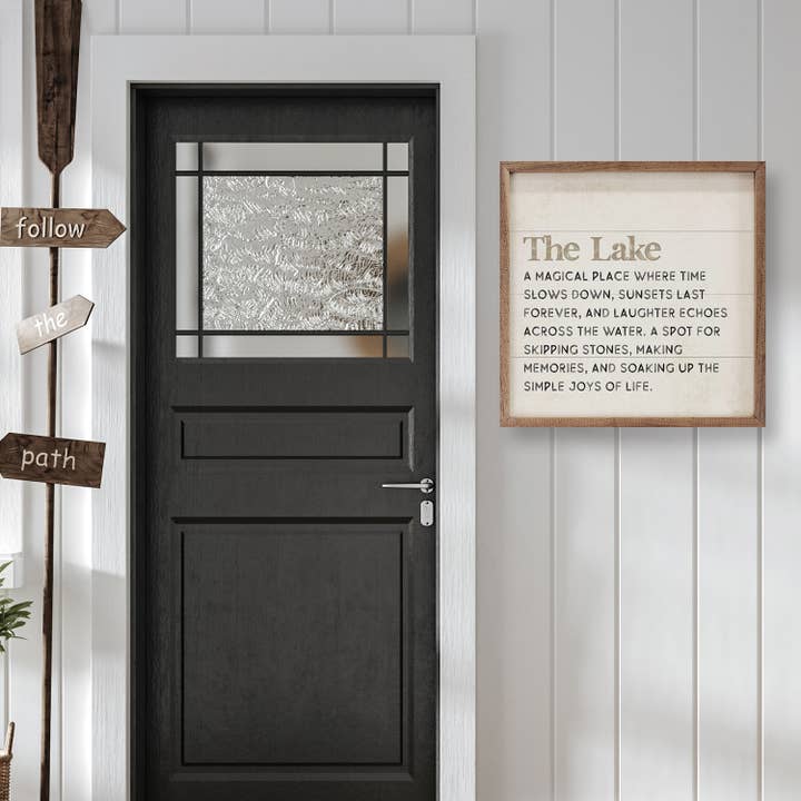 Kendrick Home - Wholesale Wood Wall Art - The Lake Definition2