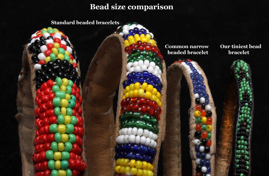 The Niger Bend - Vendita all'ingrosso Bracciale con perline - Sahara - Braccialetto in pelle Mali con perline8