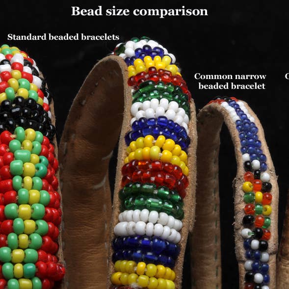 The Niger Bend - Vendita all'ingrosso Bracciale con perline - Sahara - Braccialetto in pelle Mali con perline8