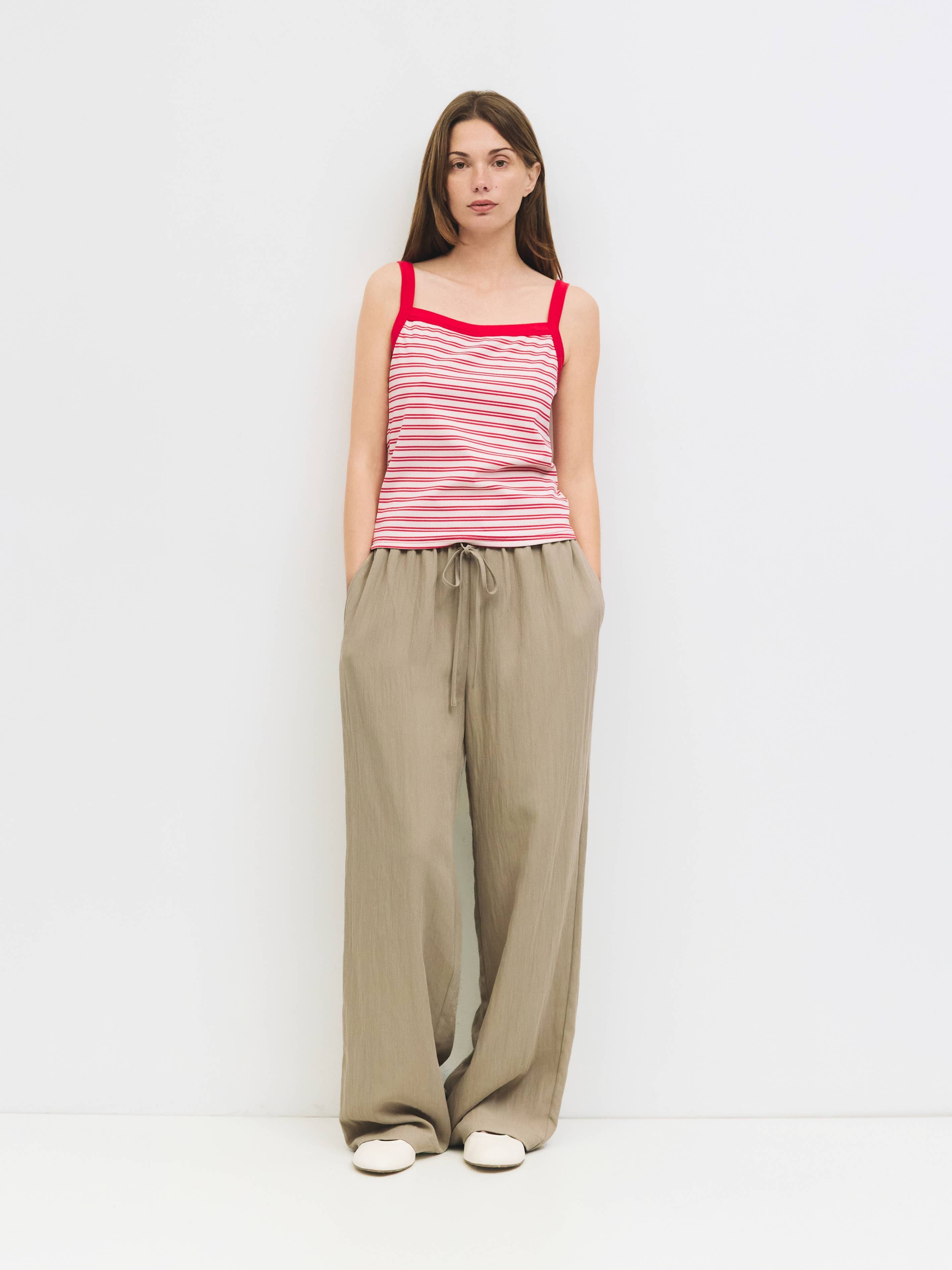 All Row - Wholesale Tank Top - Women's - The Cynthia Tank Top | Striped Tank Top4