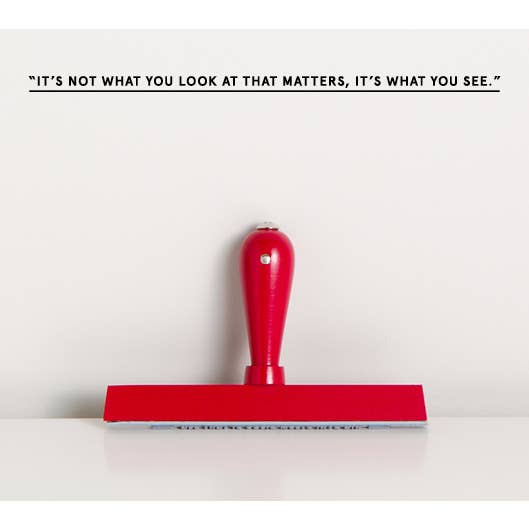 Wms&Co. - Wholesale Rubber/Decorative Stamp - Philosophical Quote Hand Stamp and Inkpad - Single Line10