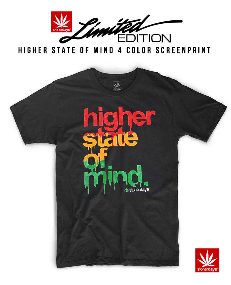 StonerDays Apparel – wholesale Screen printed t-shirt – unisex – HSOM RASTA LIMITED EDITION 4 COLOR SCREENPRINT6