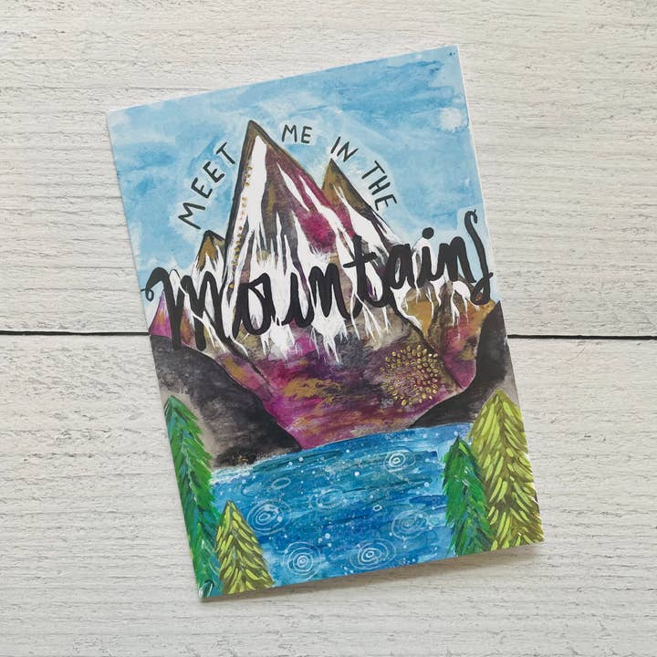 A Quartzy Life - Wholesale Everyday Greeting Card - Meet Me in the Mountains Card
