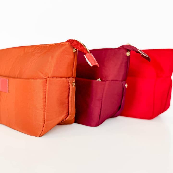 Mugsby - Wholesale Makeup/Cosmetic Bag - Maroon Cosmetic Bum Bag, Cosmetic Pouch, Makeup, Travel2