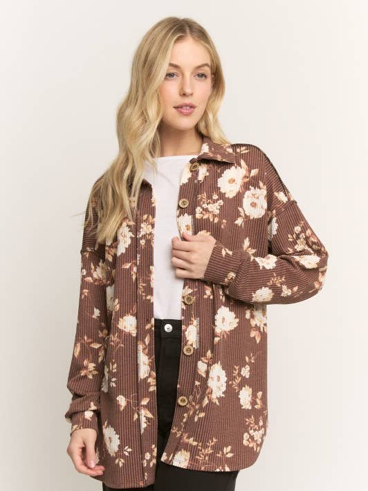 ET7425-31 BASISKRAAG BLOEMENSTAD GERIBBELDE KNOPENSLUITING voor wholesale door HEIMISH