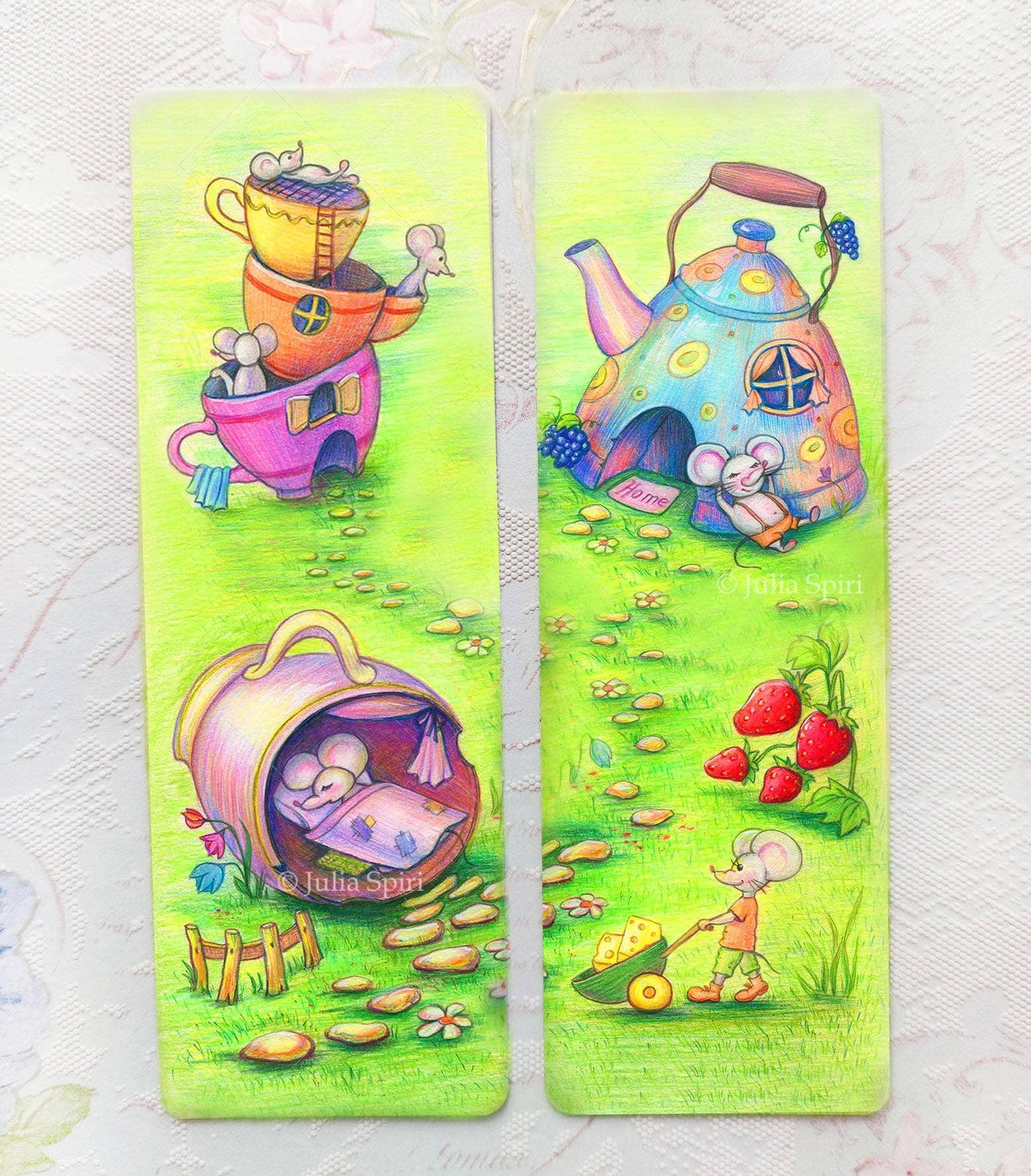 Julia Spiri - Wholesale Bookmark - Marcador para Libros. Casa de las Maravillas.0