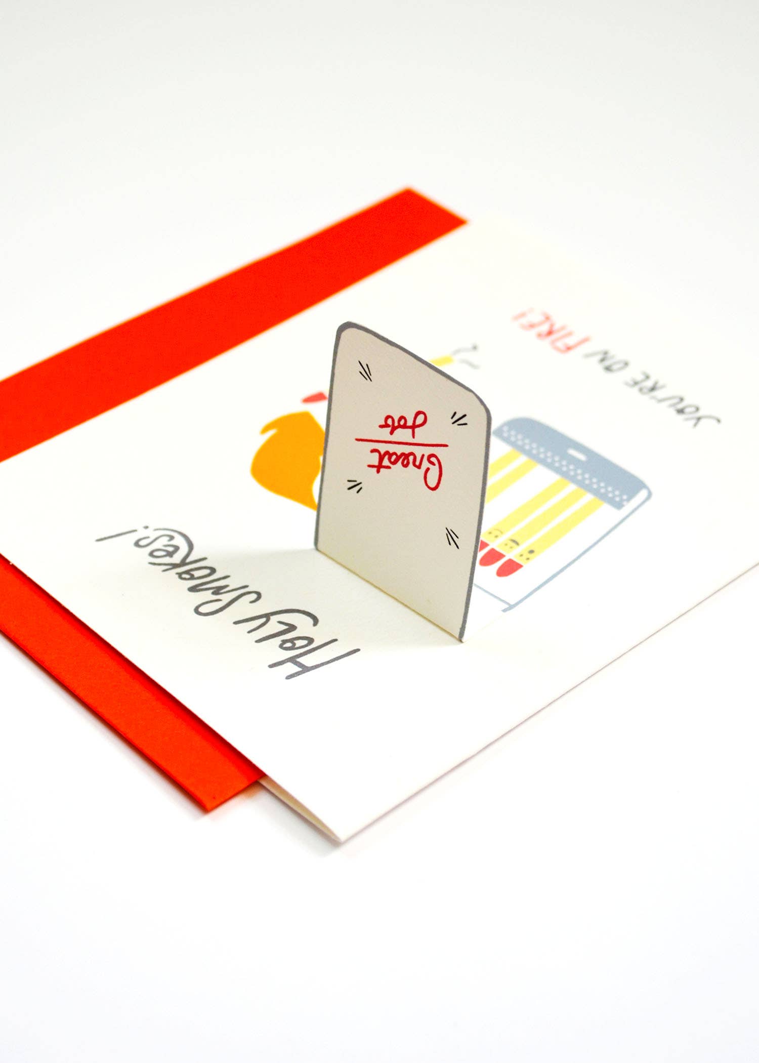 Cracked Designs – wholesale Congratulations card – Holy Smokes!1