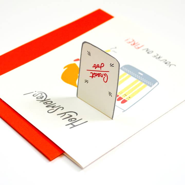 Cracked Designs – wholesale Congratulations card – Holy Smokes!1