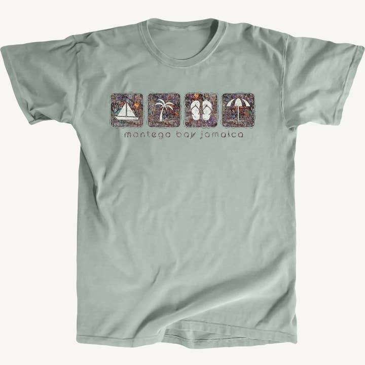 Montego Bay Life Premium Tee for wholesale by Salt Water Colours