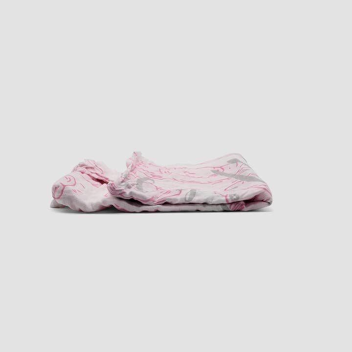 Crover - Wholesale Swaddle - Baby - 100% Cotton Pink Sleep Cloud Baby Swaddle Blanket5