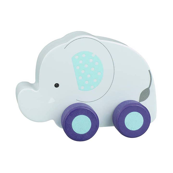 Elephant First Wooden Push Toy for wholesale by Orange Tree Toys