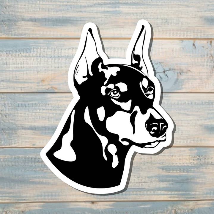 Handmade by Marlayna – wholesale Sticker – Doberman Pinscher Sticker |Sticker or Magnet0