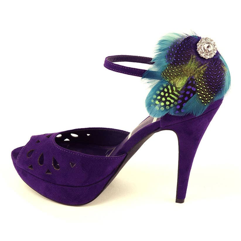 Zucker Feather Products – Großhandel Federn – Goose & Guinea Federkissen, klein, dunkles Aquamarinblau, Limettengrün, Regal3