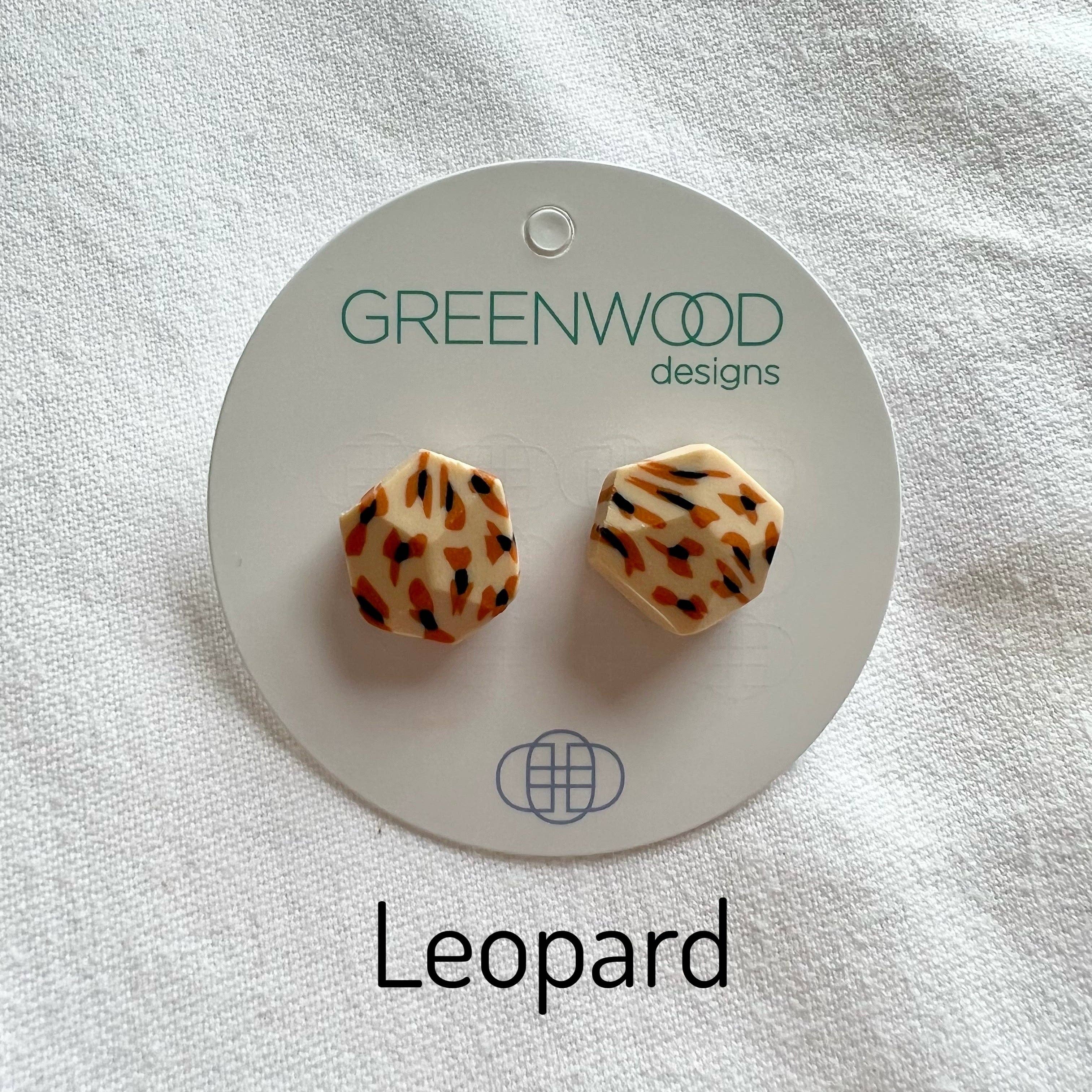 Greenwood Designs - Wholesale Stud/post earrings - Plain Rock Earrings11