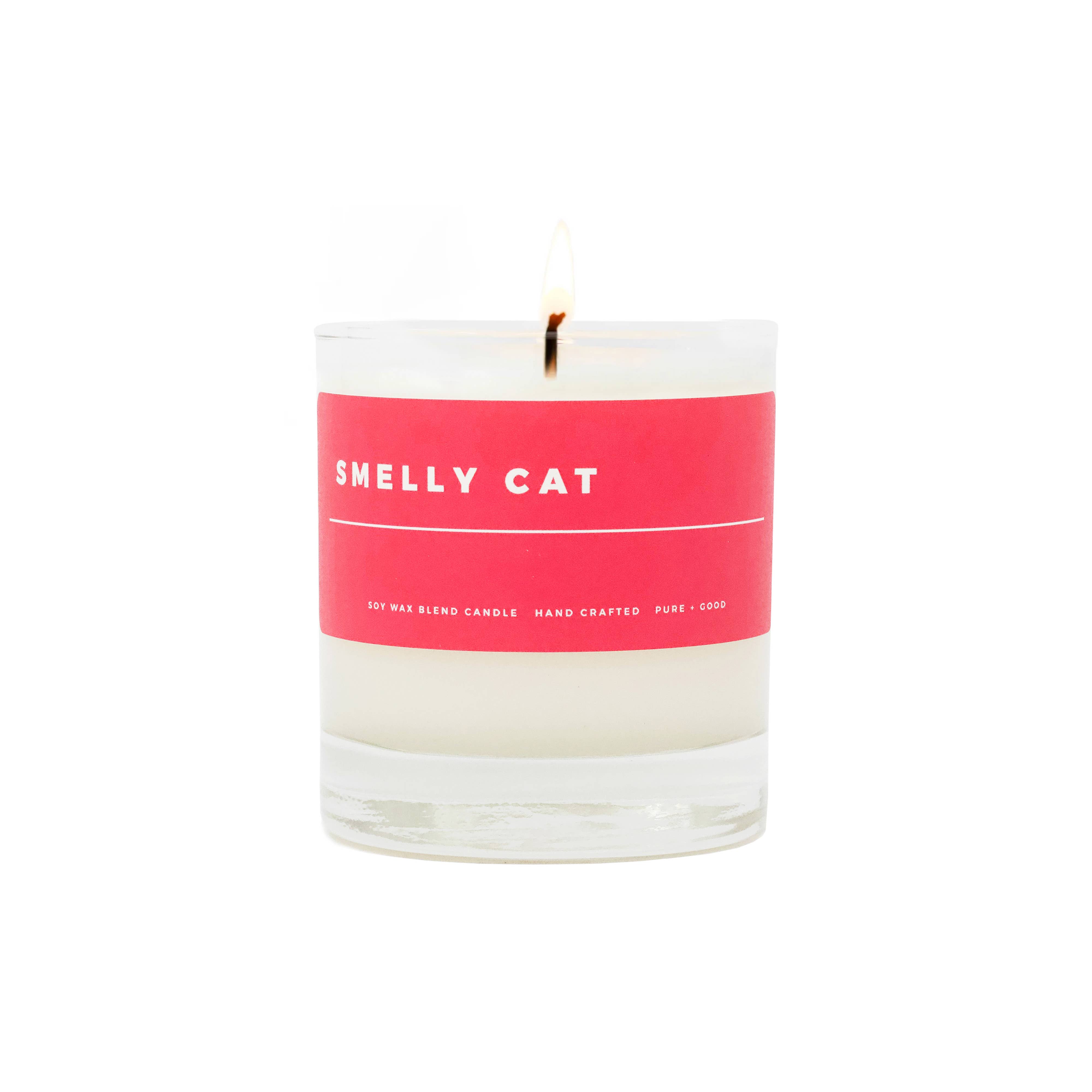 Pure + Good - Wholesale Jar/Filled Candle - Smelly Cat: Litsea + Rosemary, Soy Wax Blend Candle2
