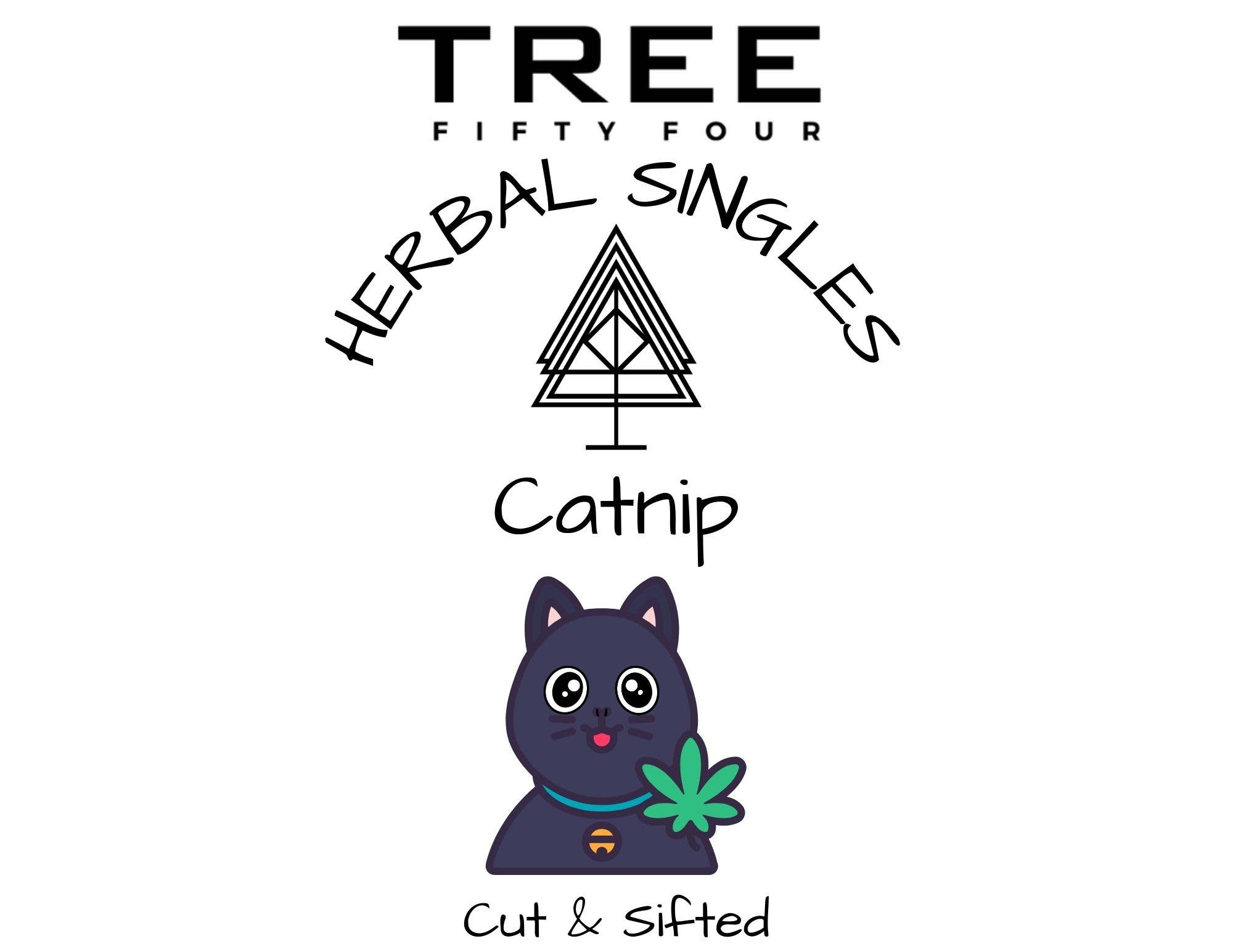 Tree Fifty Four - Vente Cataire - Ensemble de 6 sachets Catnip | 3,5 « x 4,75"3