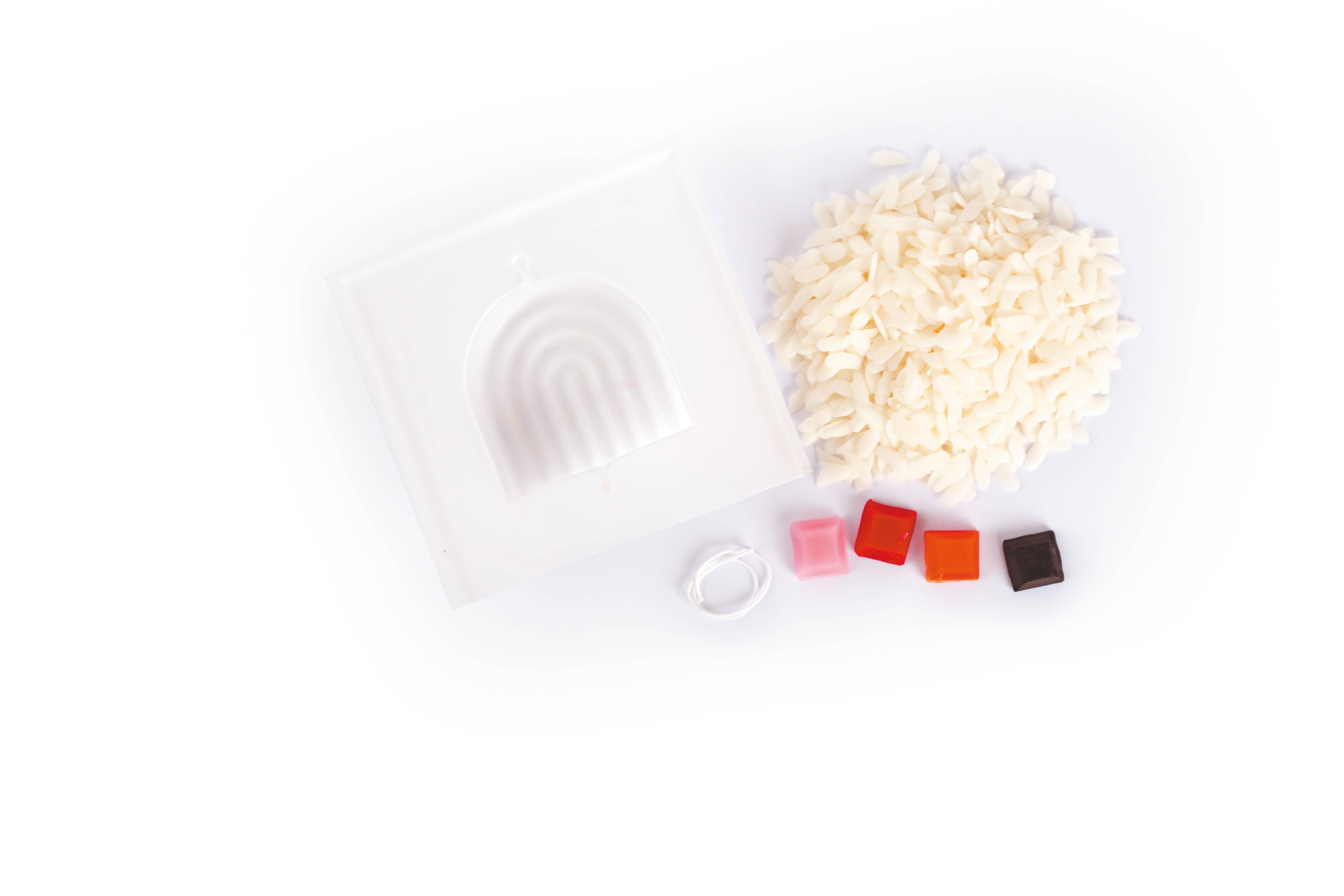 Graine Créative - Vente Lot de jouets – enfant - KIT DIY BOUGIE TERRAZZO ARC EN CIEL4