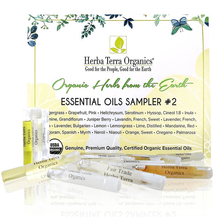 USDA Organiska eteriska oljor Provtagare #2 för wholesale av Herba Vera Organics