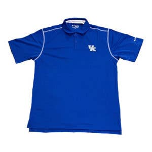 Kentucky Wildcats Blue Polo Shirt – Columbia for wholesale by Turnovers Inc