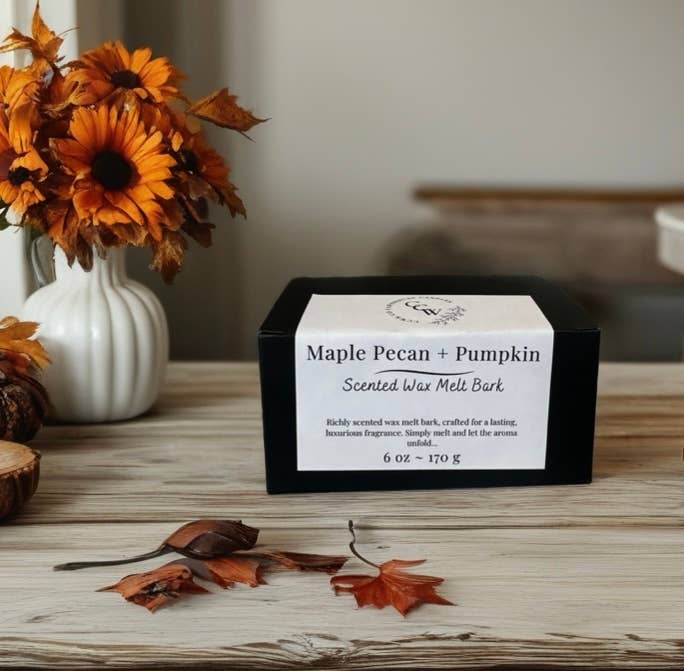 CCW & Co farmhouse candles - Wholesale Wax Melt - Wax Melts ~ Maple Pecan + Pumpkin