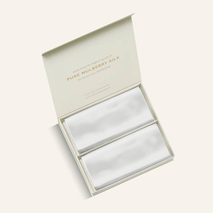 Sunday Silks - Wholesale Bedding Pillowcase/Sham - Silk Pillowcase Off White King (Pack of 2)2