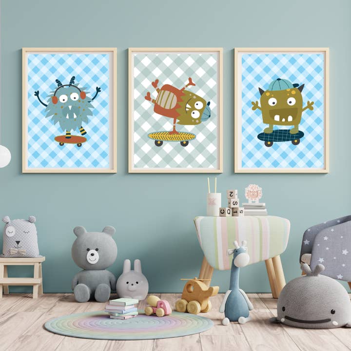 Fairy Bread Designs - Wholesale Art print - Monsta 3 Print2