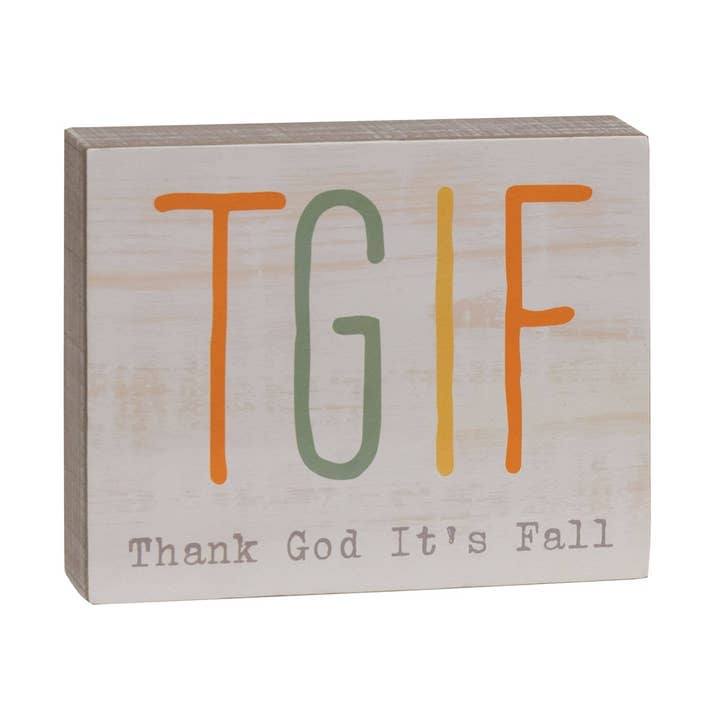 Grazie a Dio è caduta il blocco di legno per la vendita all'ingrosso da parte di CWI Gifts