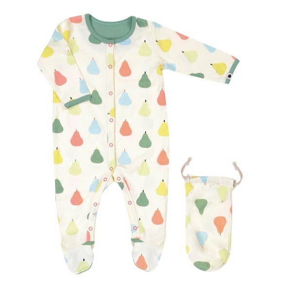 AE281L PYJAMAS 6 MONTHS THE PEARS for wholesale by Petit Jour Paris