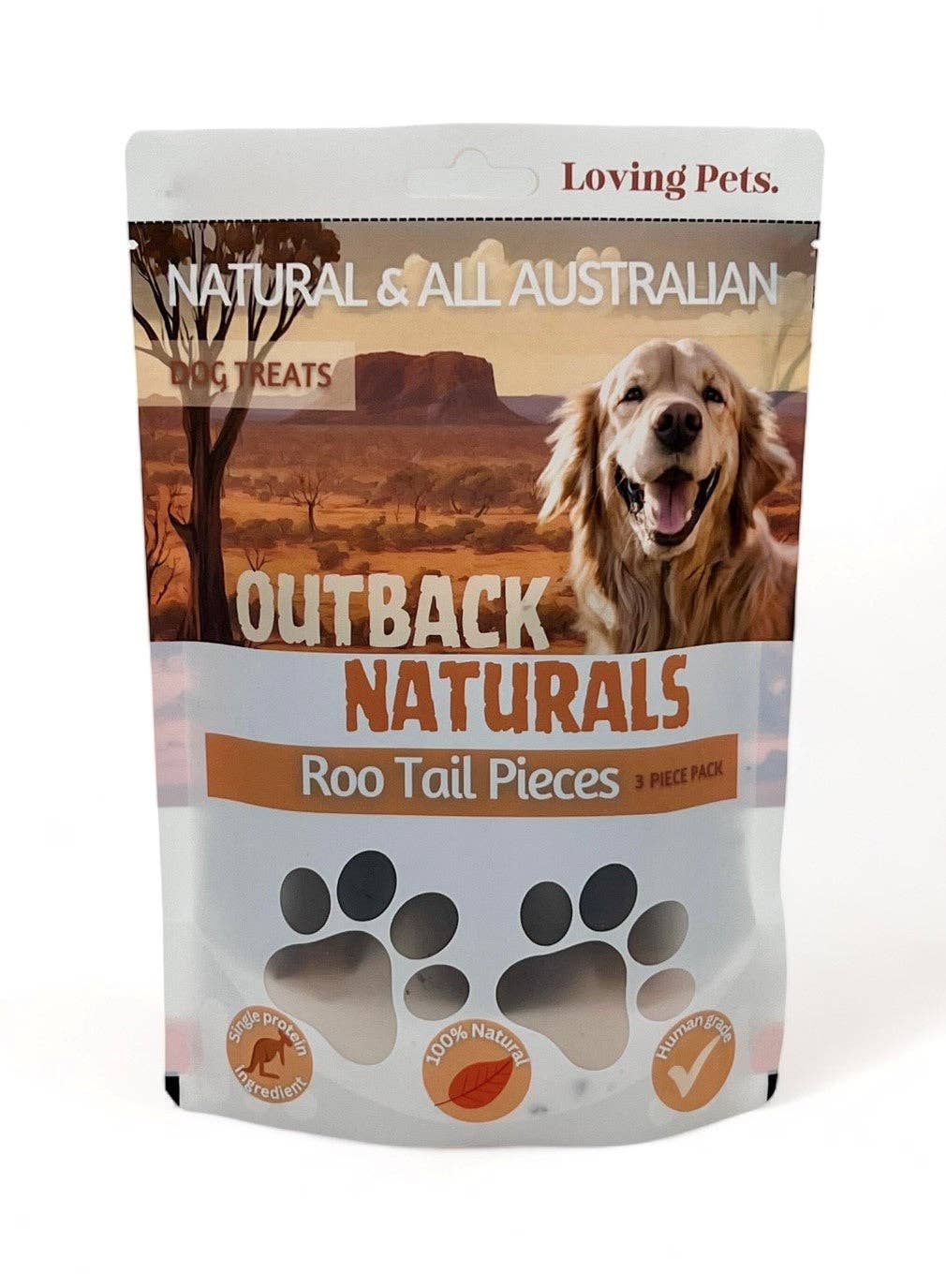 Loving Pets Australia - Wholesale Pet Treats - Dog - Roo Tail Pieces2
