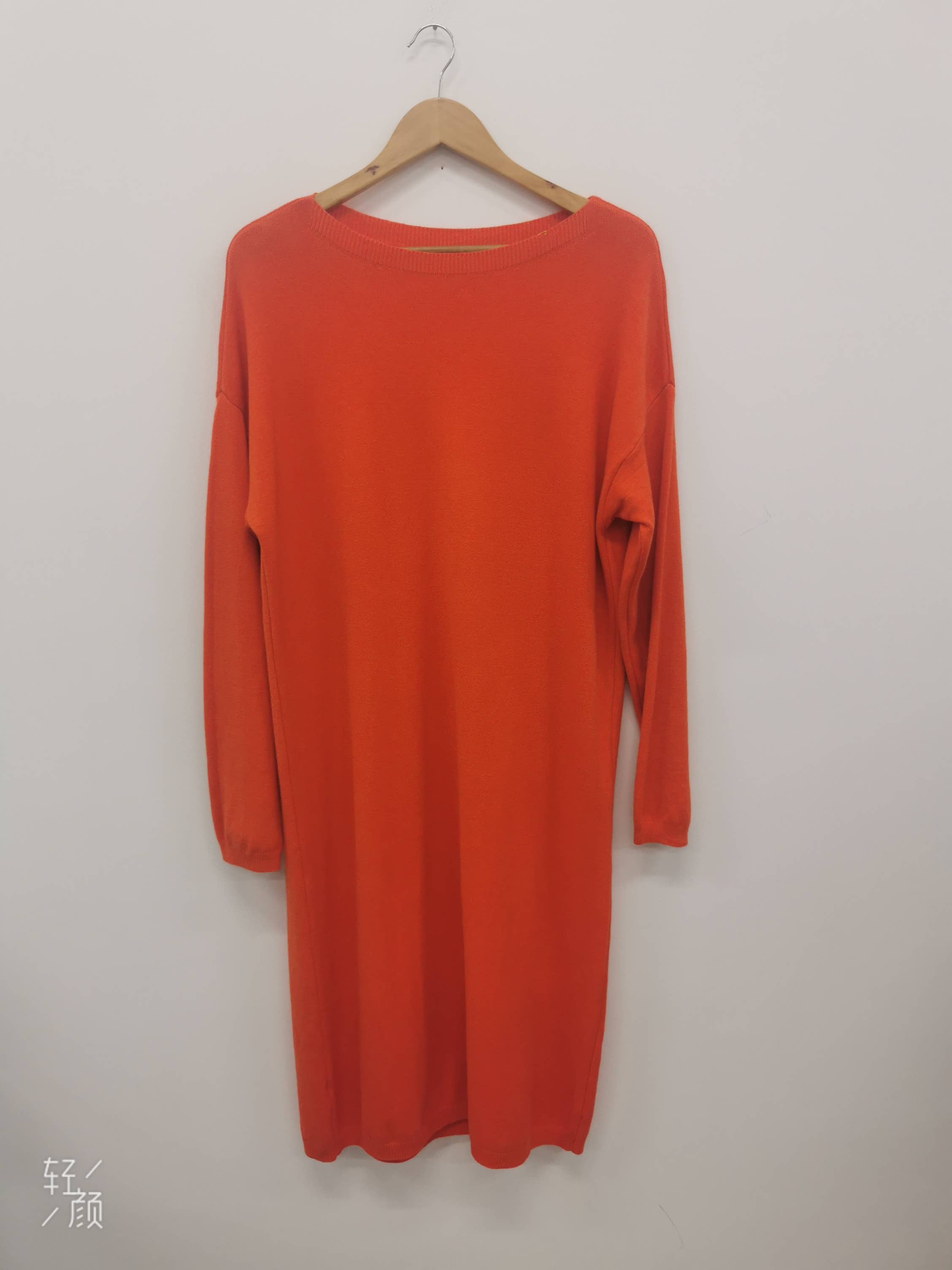ORNELLA PARIS - Wholesale Dress - Women's - LEL-R22271 plain long sweater dress18