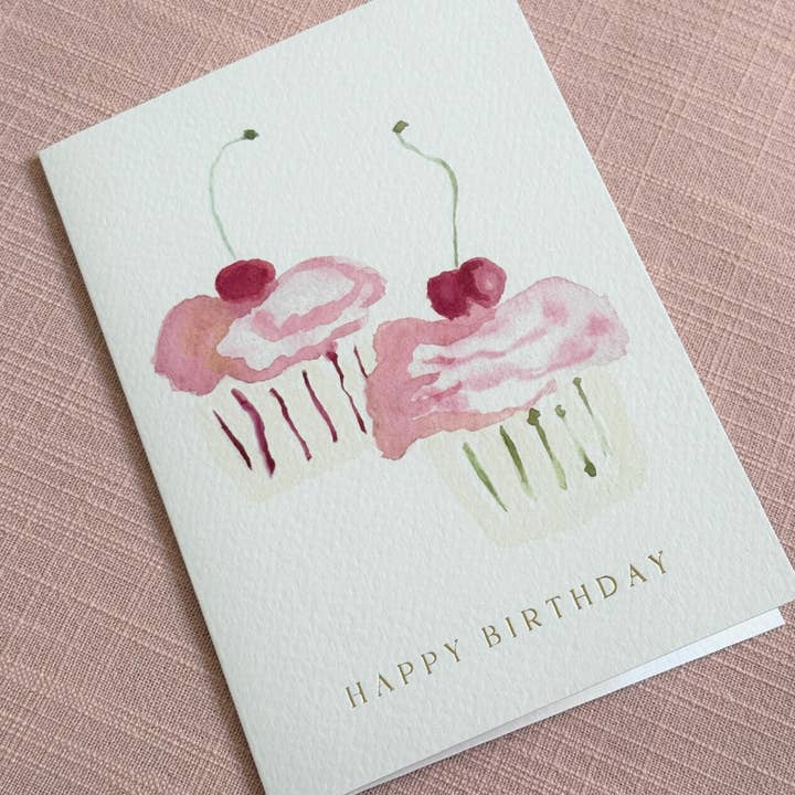 Dear You Paperie – wholesale Birthday card – THE CUPCAKES HAPPY BIRTHDAY CARD2