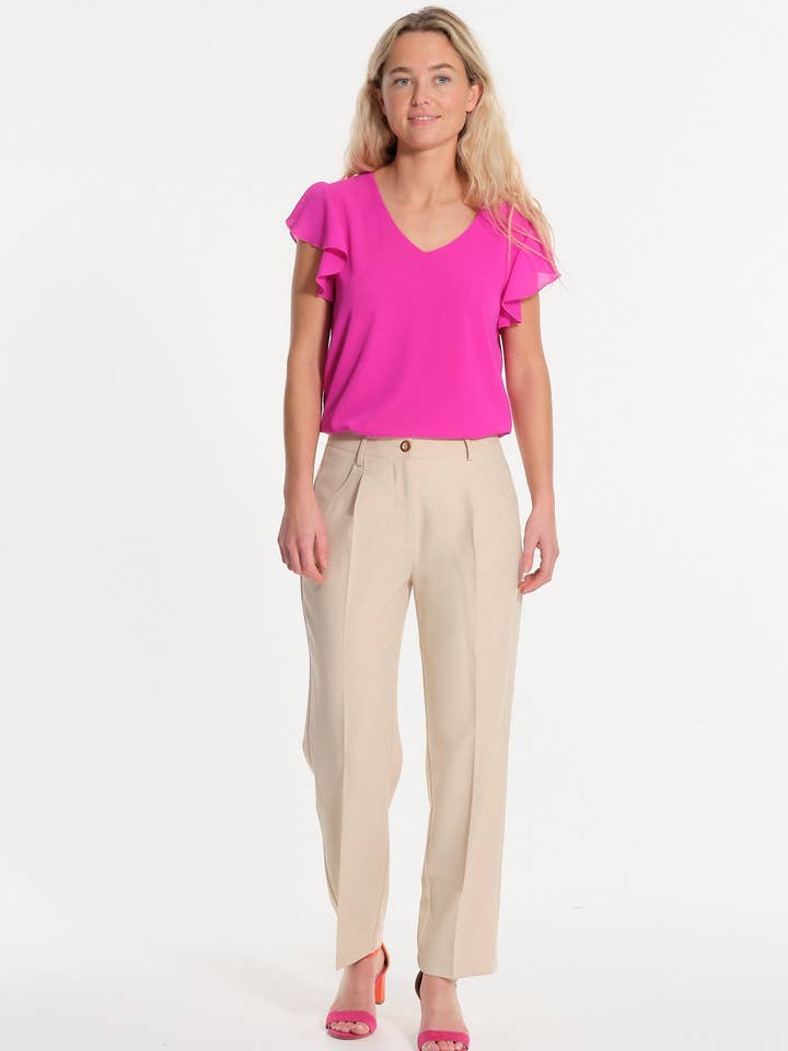 Pantalones beige claro para venta al por mayor de J&JOY