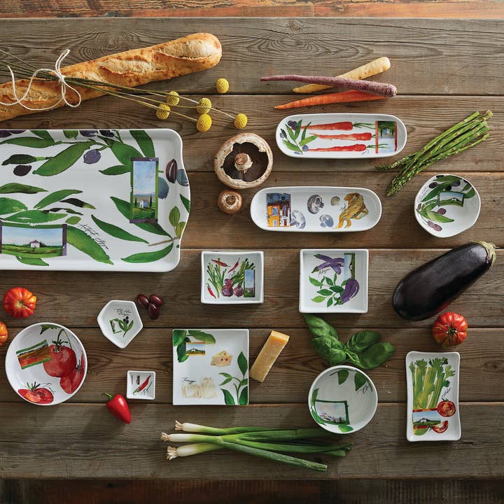 Rosanna - Wholesale Serving Tray - Antipasto Sfizioso Tray Onion (open stock) 4.75 x 4.25