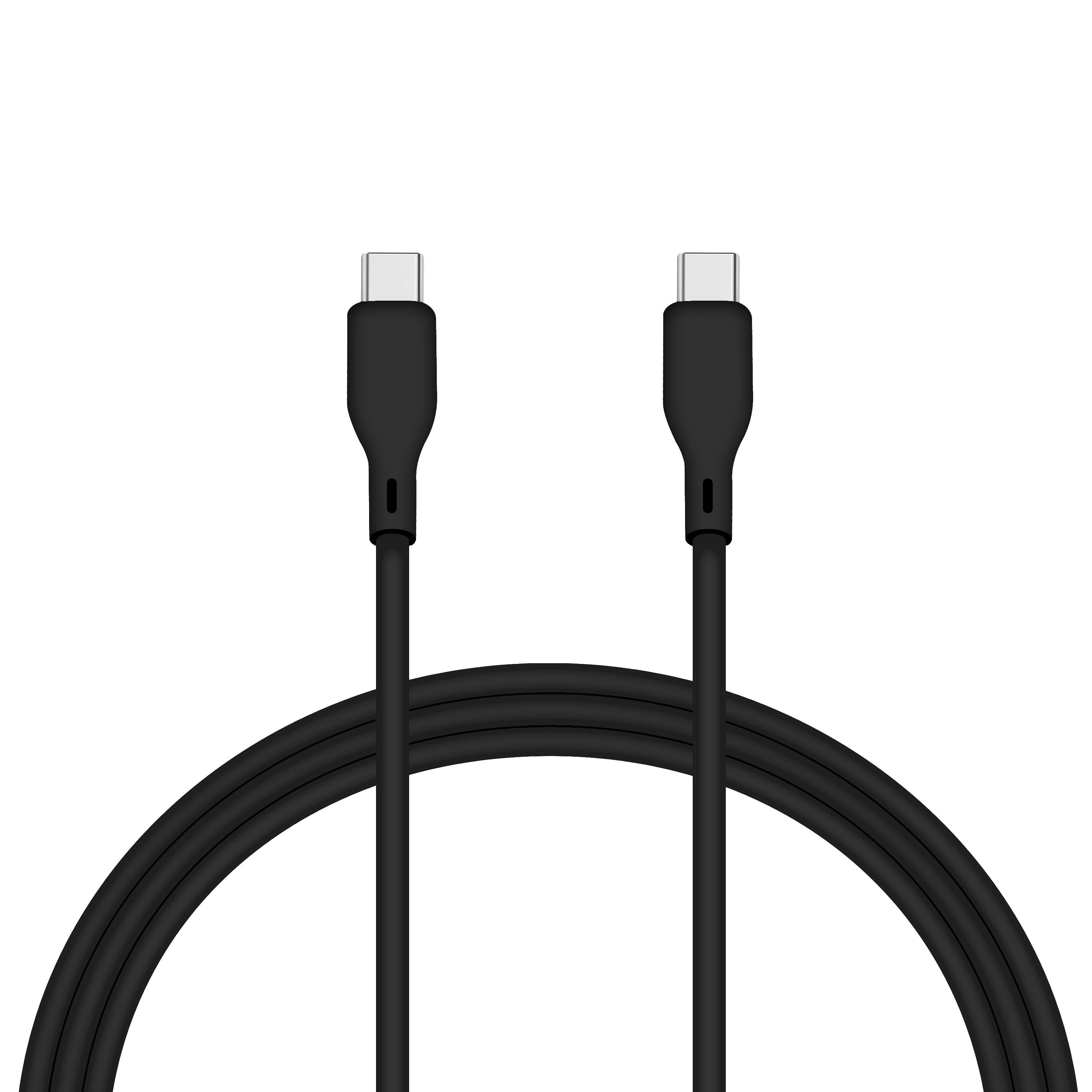 LAX Gadgets - Wholesale Charging Cable - USB-C to USB-C Charger Jelly Cables- 4 & 10ft Retail Pack5