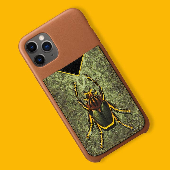 Beetle Card Case with Optional Phone Sticker Backing for wholesale by 'Alkemest