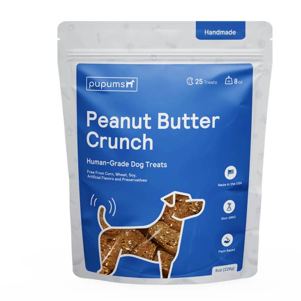 Peanut Butter Crunch Dog Treats for wholesale by Pupums