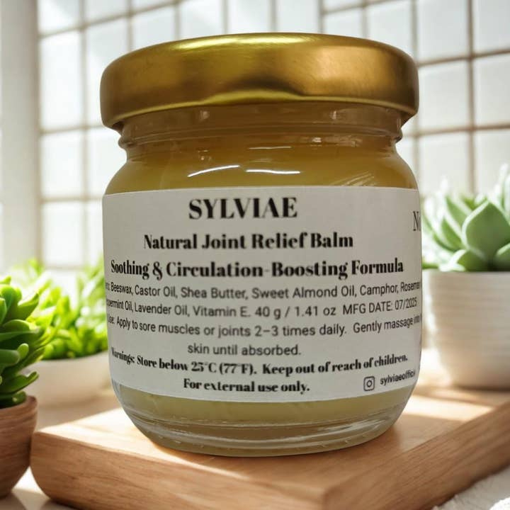 Joint & Muscle Relief Balm with Peppermint & Rosemary for wholesale by SYLVIAE