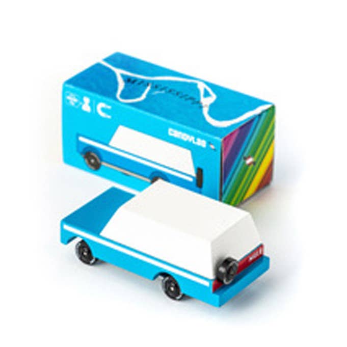 Candycar - Mule Mississippi - Wooden Diecast Toy Car for wholesale by Little Concepts Distribution Ltd