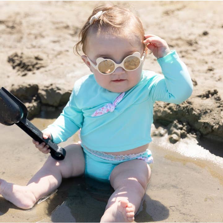 UV-werend T-shirt gerecycleerd babyzwempak voor wholesale door Drôles de Marmots