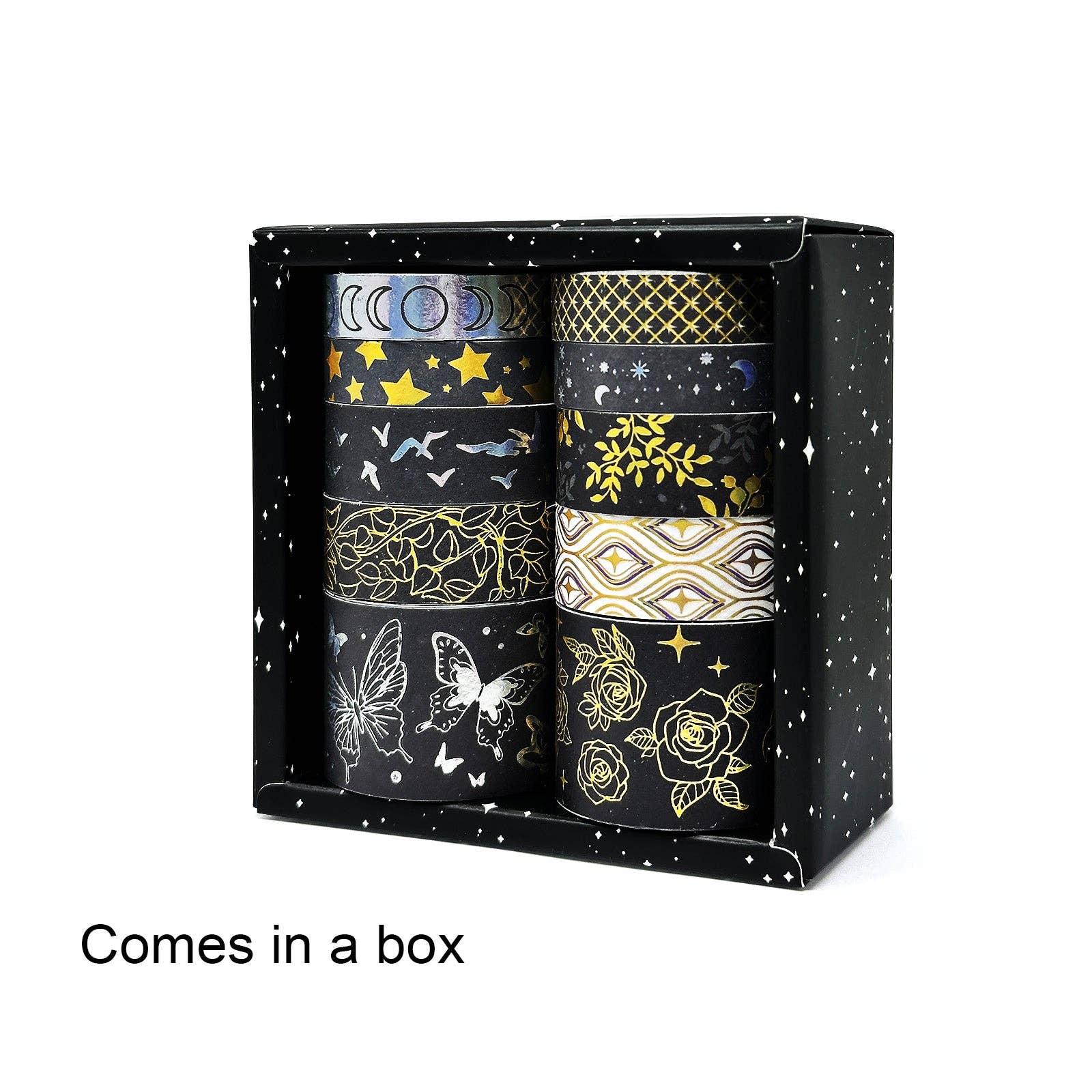 Wrapables.com - Wholesale Washi Tape - Wrapables Decorative Gold Foil Washi Tape Box Set32